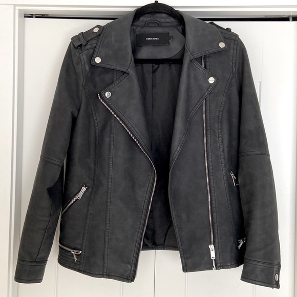 Vero Moda Jackets & Blazers - VERO MODA Short Faux Leather Jacket